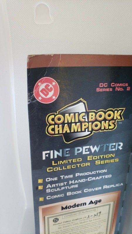 Vintage Comic Book Champions Mr. Freeze 1995 Modern Age Limited Edition NIP