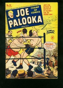 JOE PALOOKA #51 1950-BOXING COMIC-HAM FISHER-BABE RUTH! VG