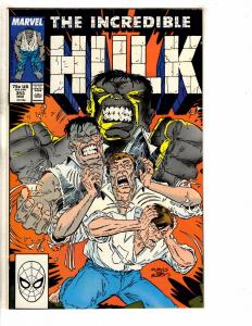 7 Incredible Hulk Marvel Comic Books # 347 348 349 350 351 352 353 Thor TW54
