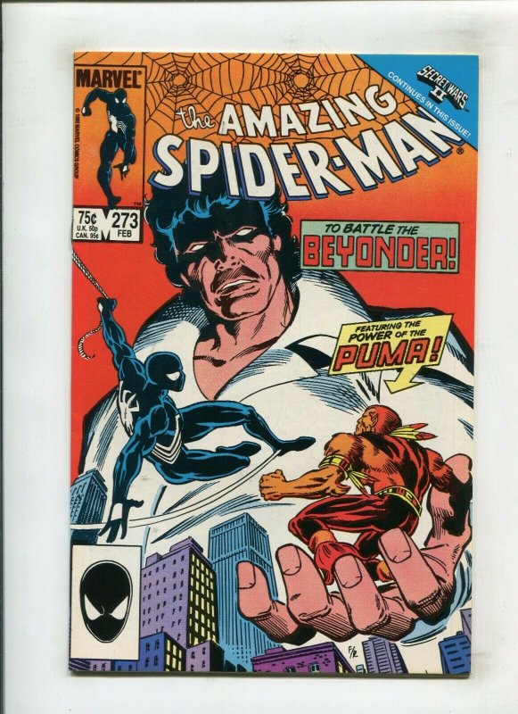 AMAZING SPIDER-MAN #273 (9.2) TO BATTLE THE BEYONDER!! 1985