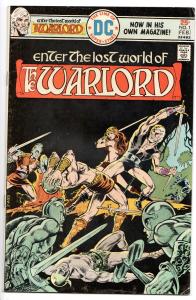 Warlord #1 - This Savage World (DC, 1976) FN-