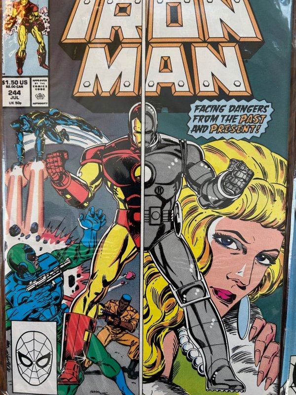 Iron Man lot of 6 issues from late 80's (1988)