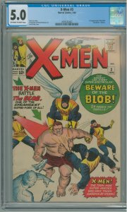 The X-Men #3  (1964) CGC 5.0! 1st Appearance of the Blob!