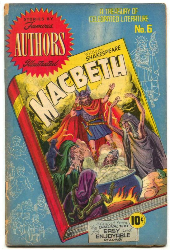 Stories by Famous Authors Illustrated #6 1950- MACBETH- SOTI vg-