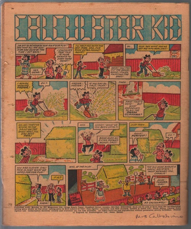 Whoopee! # July 1981 - IPC  -FN - Comic Book