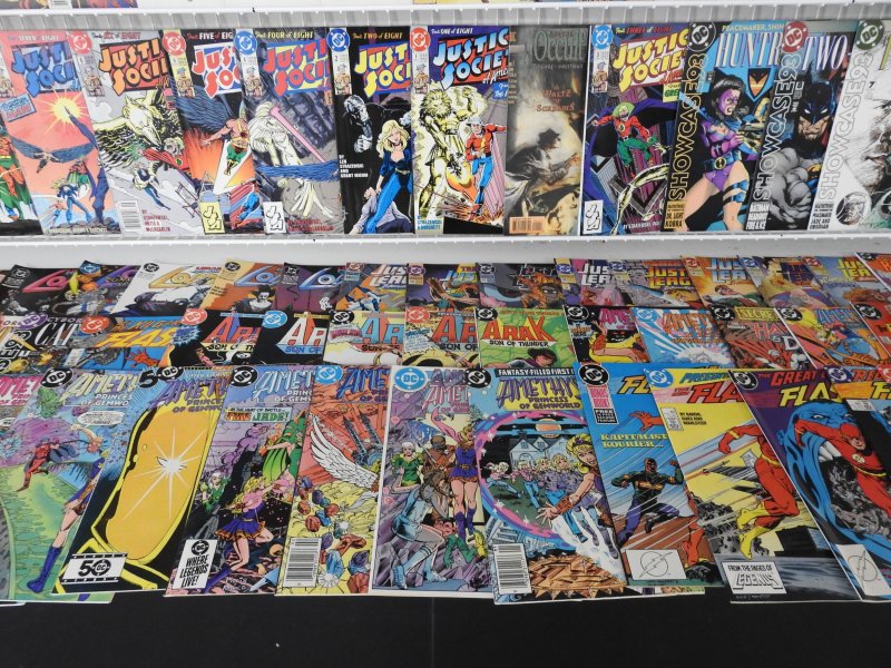 Huge Lot of 200+ Comics W/ Flash, Superman, Lobo +More! Avg. FN+ Condition!