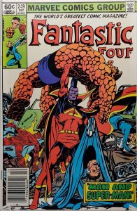 FANTASTIC FOUR #249 GLADIATOR & SKRULLS APPEARANCE, NM-