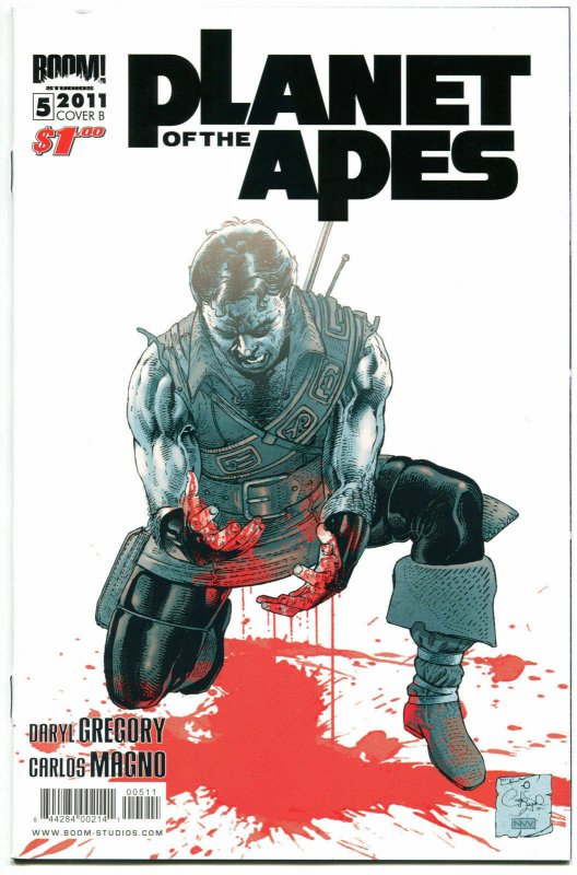 PLANET of the APES #5 B, NM, Damn Dirty Apes, 2011, IDW, more in store