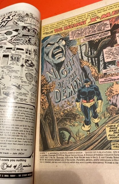 The X-Men #96 (1975)night of the demons higher grade