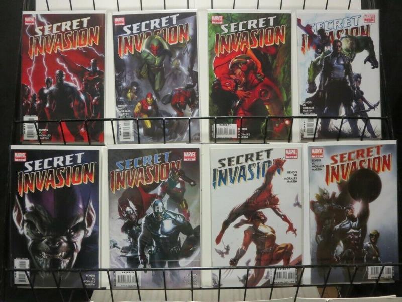 SECRET INVASION (2008) 1-8  COMPLETE! COMICS BOOK