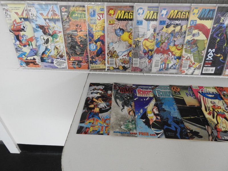 Huge Lot of 130+ Comics W/ Voltron, Primortals, Dracula Avg. VF- Condition