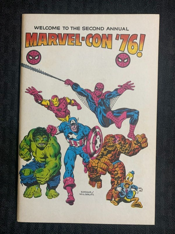 1976 MARVEL-CON '76 Convention Program FN+ 6.5 2nd Annual