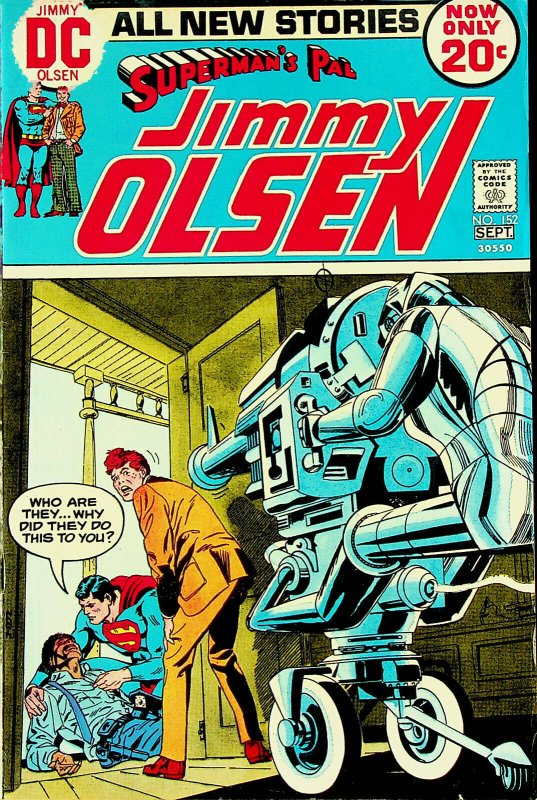 Superman's Pal Jimmy Olsen No.152 (Aug-Sep 1972, DC) - Fine