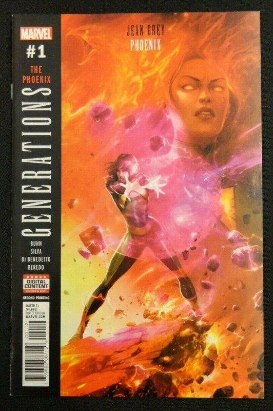 Generations: Phoenix & Jean Grey #1 2nd Printing Francesco Mattina Variant Cover