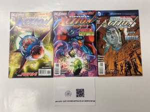 3 Superman Action Comics DC comic books #5 6 7 19 KM8