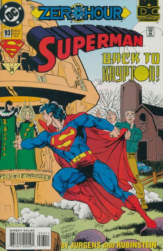 Superman (2nd Series) #93 VF/NM ; DC