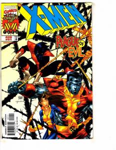 Lot Of 7 X-Men Marvel Comic Books # 90 91 92 93 94 95 96 Gambit Wolverine J261