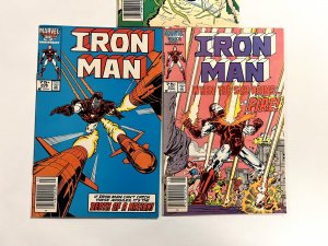 3  Iron-Man Marvel Comic Books #207 208 209   Spiderman Iron-Man Thor  39 JS3