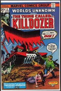 Worlds Unknown #6 (1974) Killdozer