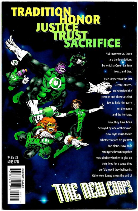 GREEN LANTERN THE NEW CORPS 1, 2 (1998) 9.0 VF/NM  Kyle Rayner's New Team!