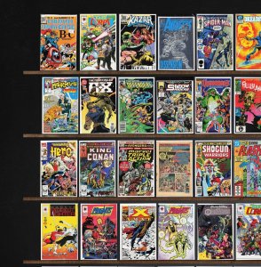 Huge Lot 140+ Comics with Manhunter, The Flash, Micronauts & More!