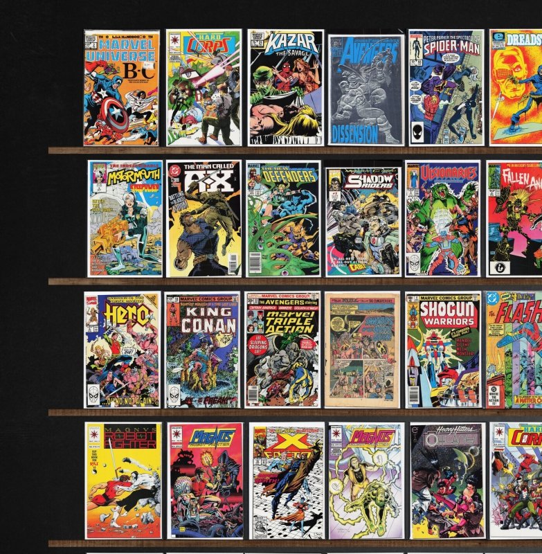 Huge Lot 140+ Comics with Manhunter, The Flash, Micronauts & More!