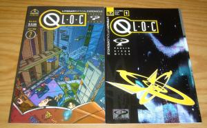 Q-L.O.C. Litary Optical Chronicles #1-2 VF/NM complete series - chaismus comics
