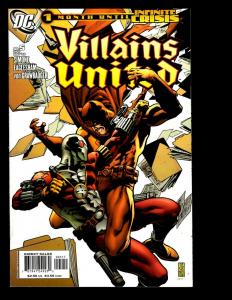 9 DC Comics Villains United # 1 2 3 4 5 6 Valor # 1 War of the Gods # 1 4 EK13