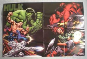 HULK Promo Poster, Silver Surfer, 36x24, 2009, Unused, Sub-Mariner