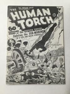 The Human Torch 5 Nm Near Mint Unknown Publication Reprints