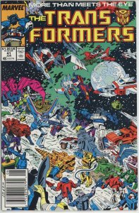 Transformers #41 (1984) - 9.0 VF/NM *Pretender to the Throne* Newsstand 