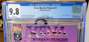Xena: Warrior Princess #2 (1997) CGC 9.8 DAVE STEVENS COVER W/ 2nd readers copy