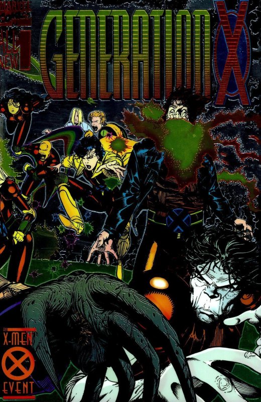 GENERATION X #01 (1994) CHRIS BACHALO | CHROMIUM WRAPAROUND | 1ST APPEARANCES