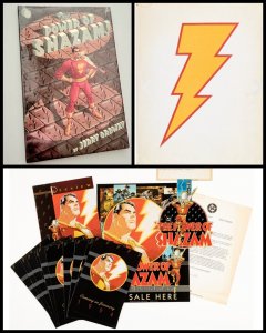 POWER of SHAZAM (1993 DC Comics) HC Sealed + Promotional Kit! (JERRY ORDWAY)