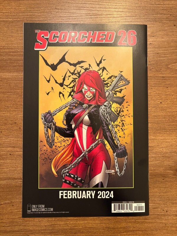 The Scorched # 25 NM 1st Print Variant Cover Image Comic Book Spawn 9 J280