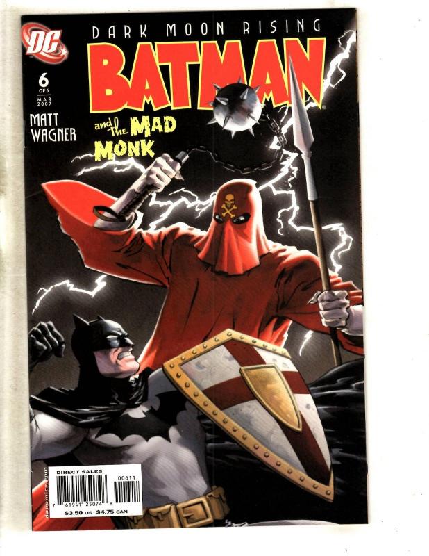 Lot Of 5 Dark Moon Rising Batman & The Mad Monk DC Comic Books # 1 2 4 5 6 MF12