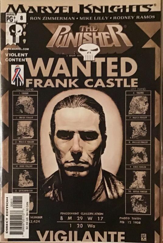 PUNISHER (MARVEL KNIGHTS)VOLUME 6 #1-8 UNREAD NM