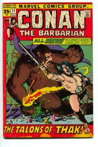CONAN THE BARBARIAN #11 1971-MARVEL COMICS VG