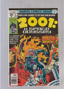 2001, A Space Odyssey #4 - Jack Kirby Art/Newsstand Edition! (7.0) 1977