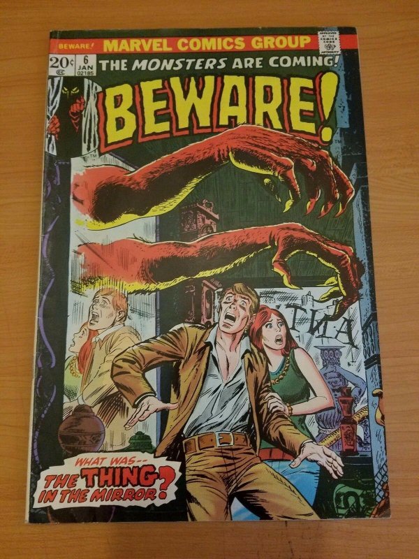 Beware #6 ~ FINE - VERY FINE VF ~ (1974, Marvel Comics)