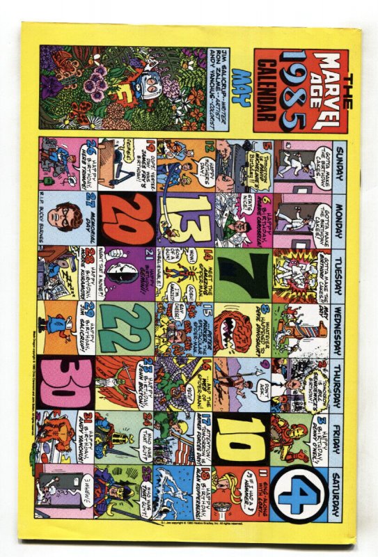 Marvel Age #29-1985-Vision and Scarlet Witch-comic book