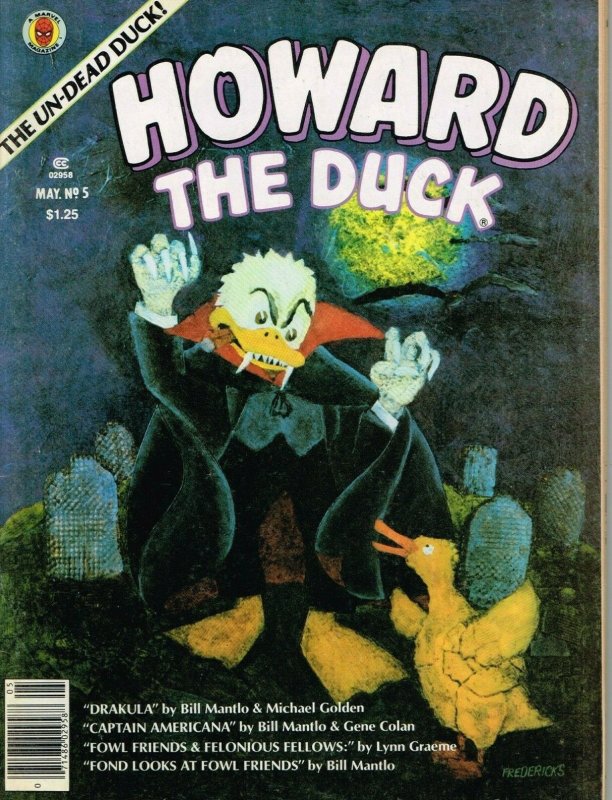 Howard The Duck #5 (1979) - 6.5 FN+ *Drakula/Undead Duck Issue*