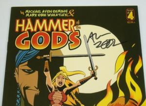 Hammer of the Gods #4 VF/NM; signed by Michael Avon Oeming - Insight 