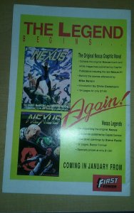 The Next NEXUS 4 SIGNED BY STEVE RUDE science fiction 6.0 FIRST COMICS Clonezone