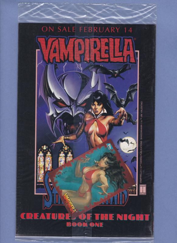Vengeance of Vamirella #11 NM Sealed In Bag with Trading Card