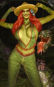 Poison Ivy Cosplay 4 Book Variant Cover Set by Heyy Aggi BooKoo Babes Bear Claw