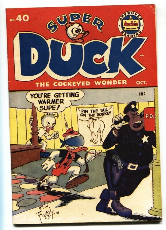 Super Duck #40 1952- Golden Age Archie Funny Animals-VF-