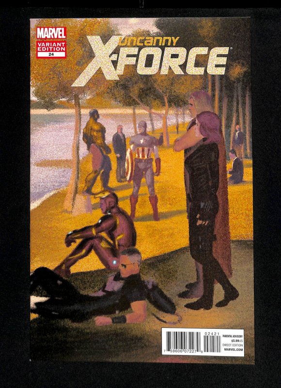 Uncanny X-Force #24 Parel Variant 1:25