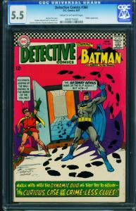 DETECTIVE COMICS #364 CGC 5.5 comic book-BATMAN-RIDDLER 0959775003