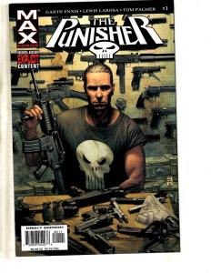 Lot Of 10 Punisher Marvel Comic Books # 1 2 5 8 9 10 11 12 13 14 Defenders CR35